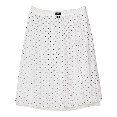【季末折扣】MARC JACOBS/莫杰 MJ  白色波点设计休闲时尚半身裙