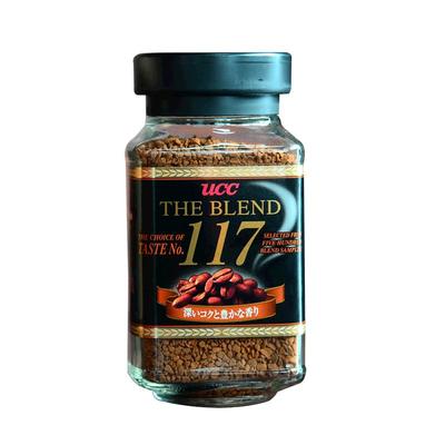 日本ucc117黑咖啡速溶无蔗糖