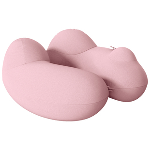 儿童按压充气u型枕长途飞机睡觉神器宝宝坐车护颈u形头枕旅行便携