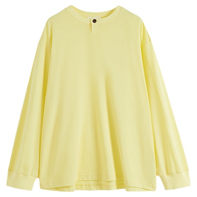 ShortSentencr半开襟宽松T恤