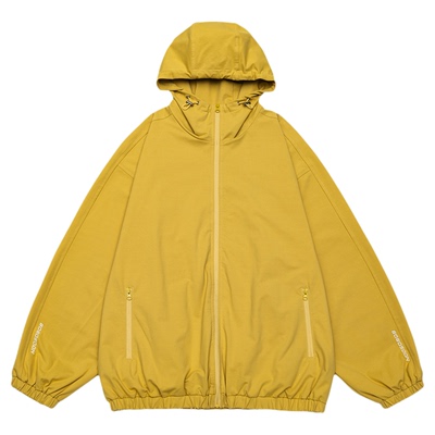 GOGOSOON速干夹克男生303g新款春秋防晒抗菌连帽学生宽松外套Q