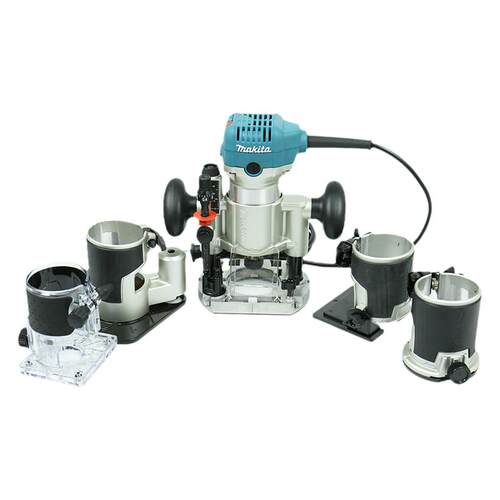 牧田RT0700C木工修边机选购配件直线导轨透明底座开槽压入式底座