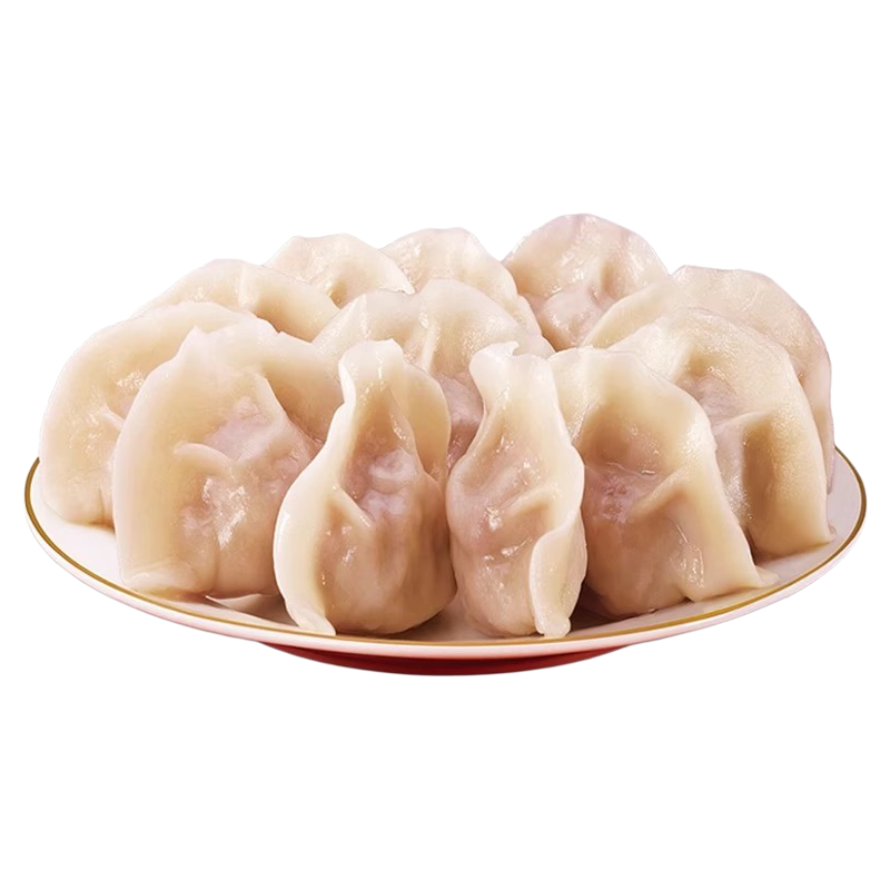 福月德水饺正宗新鲜牛肉羊肉馅纯手工饺子早餐夜宵速食冻饺[6包]