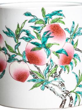 景德镇陶瓷新中式风客厅书房寿桃