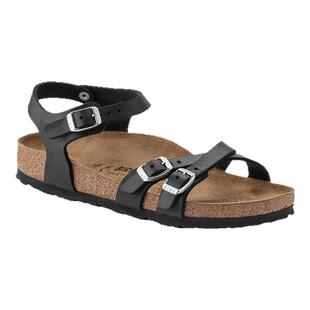 BIRKENSTOCK勃肯德国进口女款牛皮革涂油舒适软木Kumba系踝凉鞋