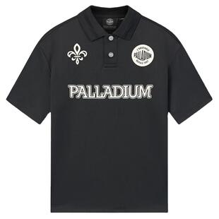 PALLADIUM帕拉丁上衣宽松潮流字母鸢尾花男女款运动T恤1010430