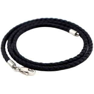 项链绳吊坠挂绳编织线绳手工高档绳子挂脖玉坠蜜蜡黄金翡翠挂件女