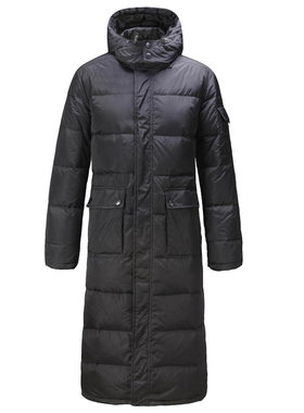秋冬新款加大码过膝盖修身羽绒服
