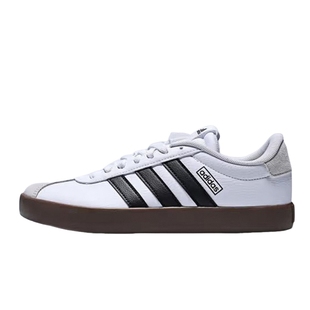 adidas阿迪达斯复古T头鞋女VL COURT3.0休闲德训板鞋KJ4000