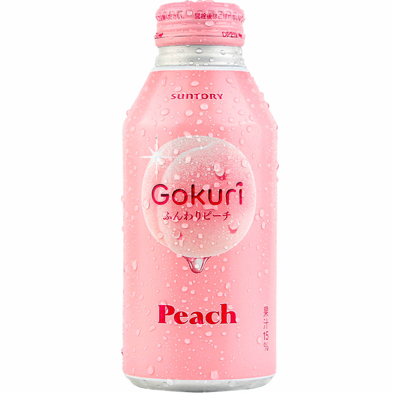日本三得利水蜜桃味果汁饮料400g