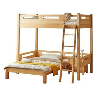 金多喜全实木上下铺双层床交错式高低床小户型上下床儿童床子母床