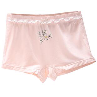 儿童内裤不夹屁股女童夏季莫代尔薄款女孩平角安全裤大童四角短裤