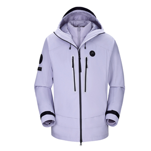 熊猫户外三合一冲锋衣女款2025新款防风防水夹棉蓄热内胆保暖外套