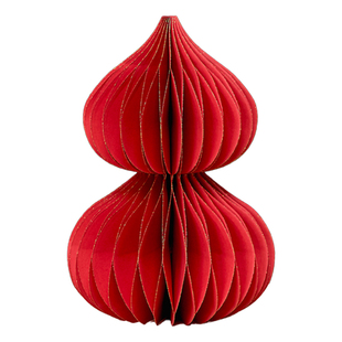 逅里 洒金高档版磁吸 红色葫芦摆件书房茶室装饰酒柜玄关高级布置