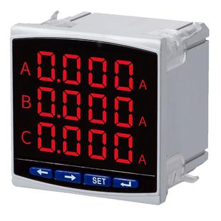 液晶数显码三相电流电压表继电器报警485通讯变送输出电流测量表