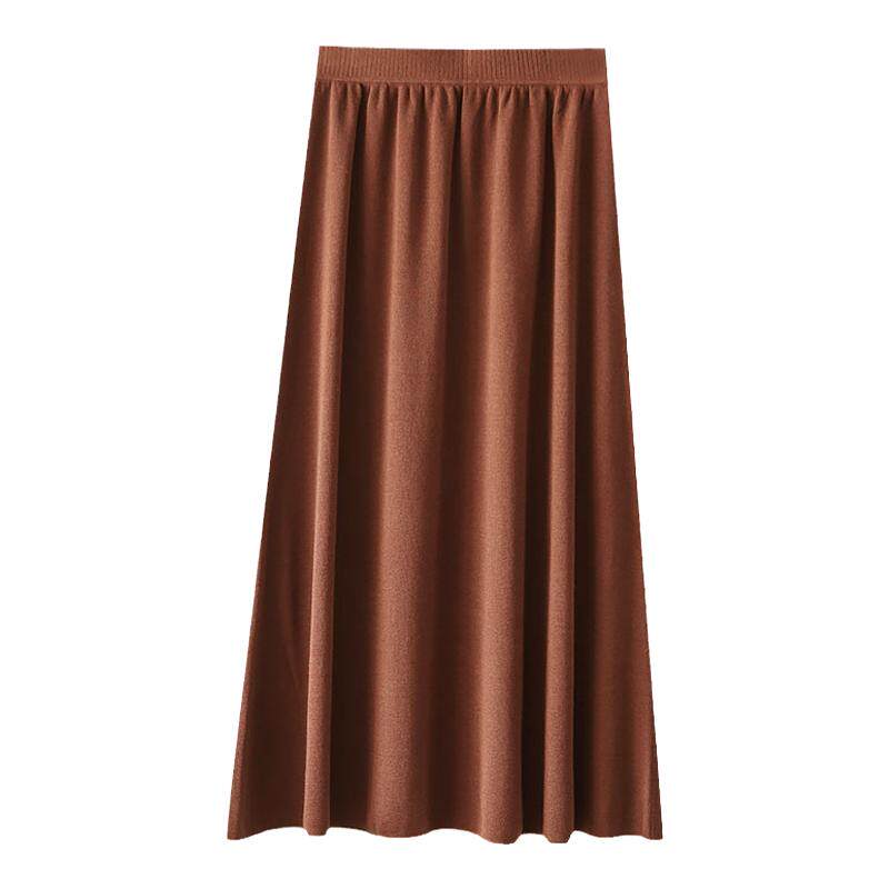 APCSHOP通勤A字高腰半身裙