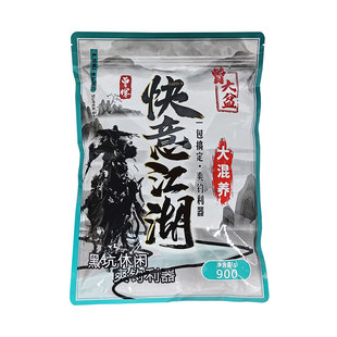 快意江湖大混养散炮1+1果香 曾大盆钓鲢鳙翘嘴鲫鲤草鳊鱼饵料小药