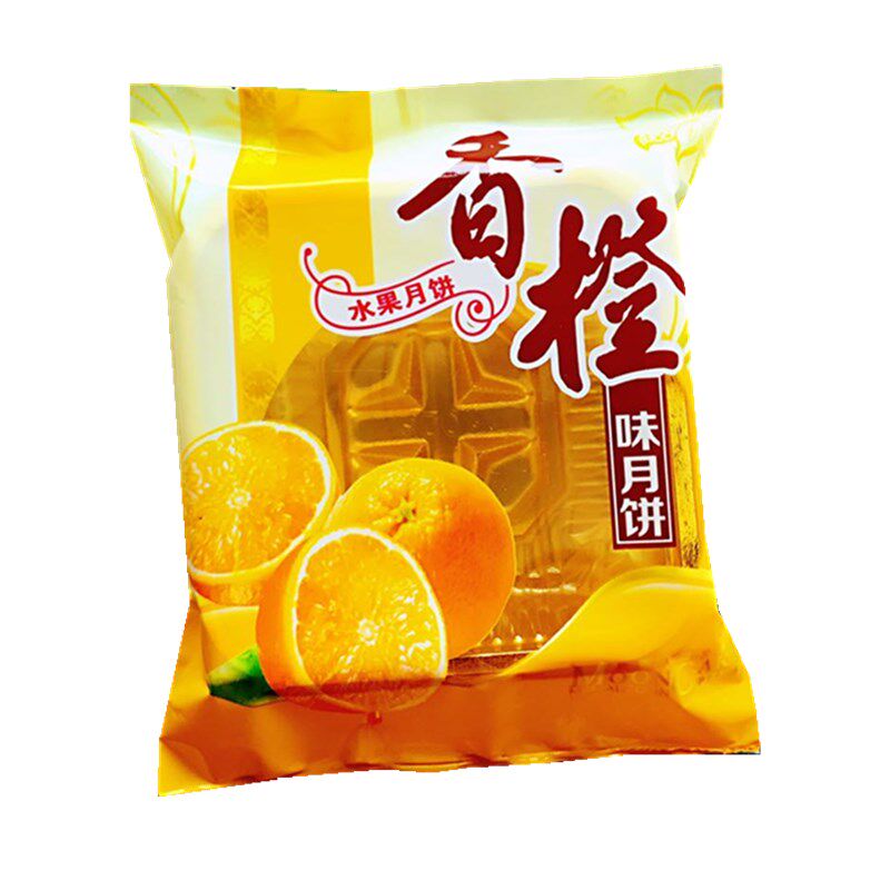 100克装水果味月饼哈密瓜袋子