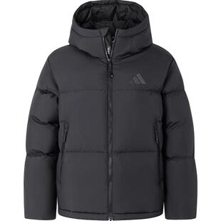 adidas阿迪达斯女子运动休闲保暖连帽羽绒服外套JV6192