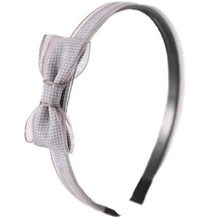 新款发箍女简约百搭碎发发卡夏天日常外戴可爱蝴蝶结洗脸压发头箍