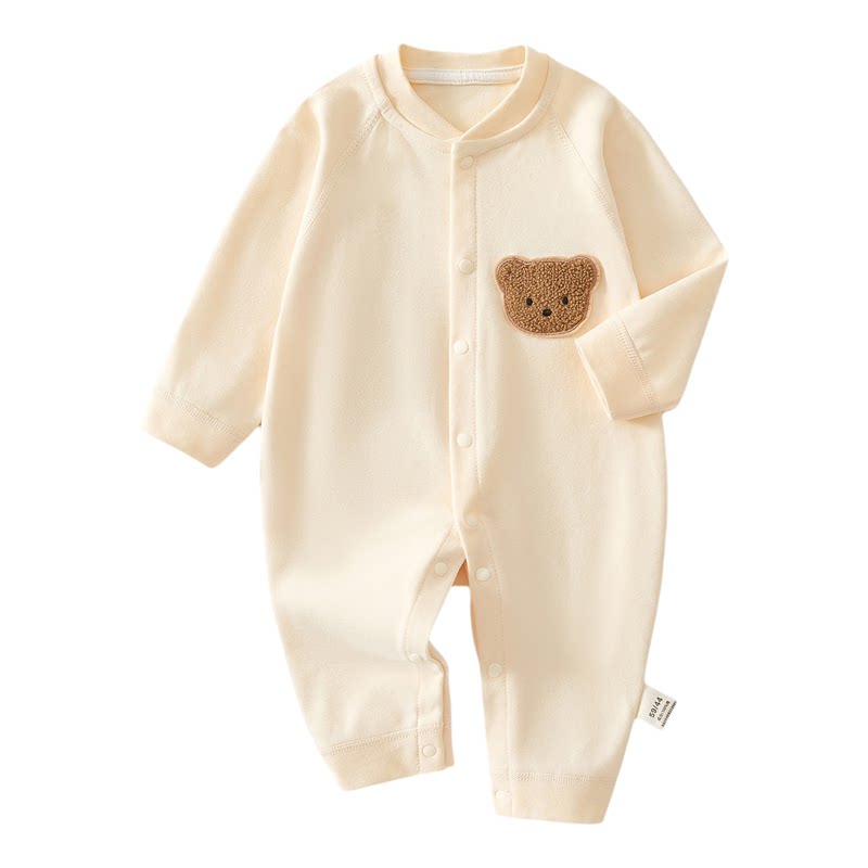 婴儿衣服纯棉宝宝连体衣春秋款哈衣爬服婴儿服新生婴幼儿睡衣秋衣