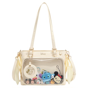迪士尼女款包包女式托特包小食量斜挎痛包20cm娃包日常手提单肩包