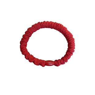 红色头绳女本命年布素发圈皮套不伤发女生皮筋新年喜庆扎头发发绳