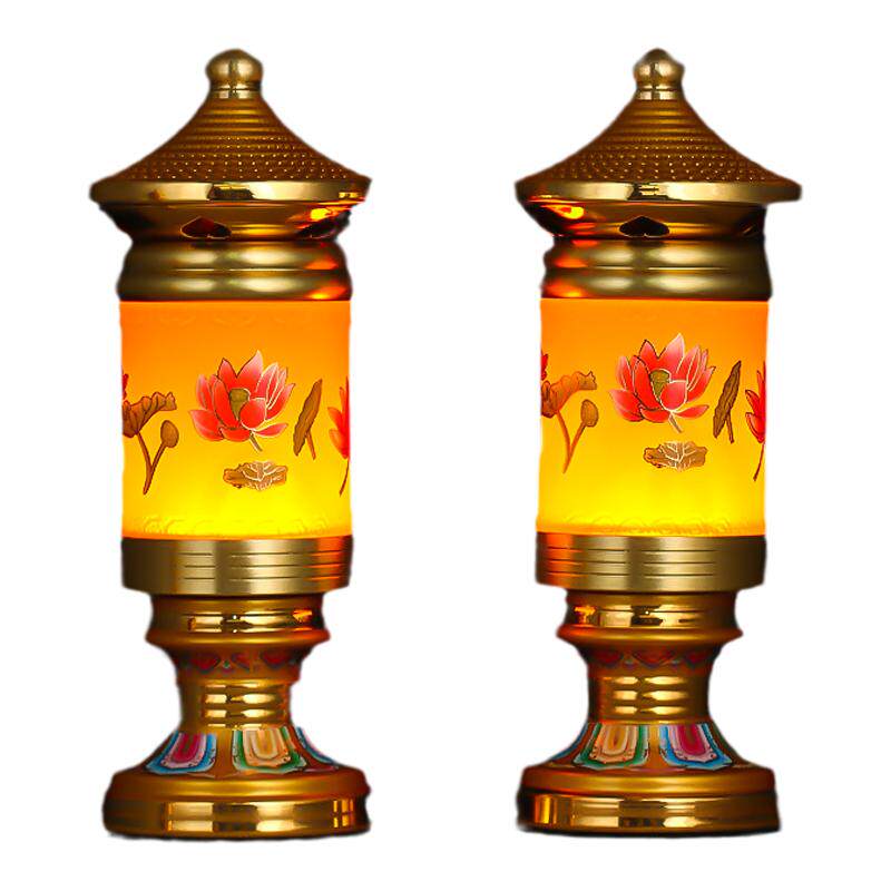 莲花灯佛灯佛前供灯长明灯贡灯