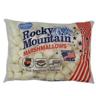 落基山棉花糖1000g 美国进口做手工牛轧糖雪花酥专用纯白烘焙材料