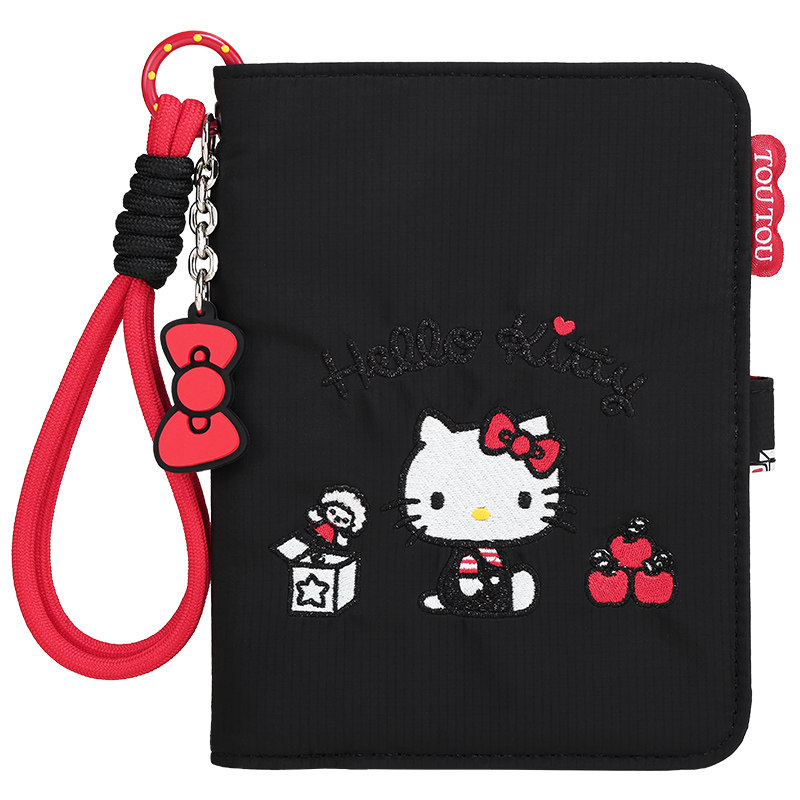TOUTOUhellokitty三丽鸥凯蒂猫韩系旅行护照夹钱包证件收纳包卡包