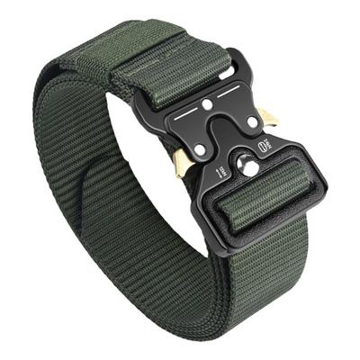 卡帝乐鳄鱼快插扣头帆布军训腰带