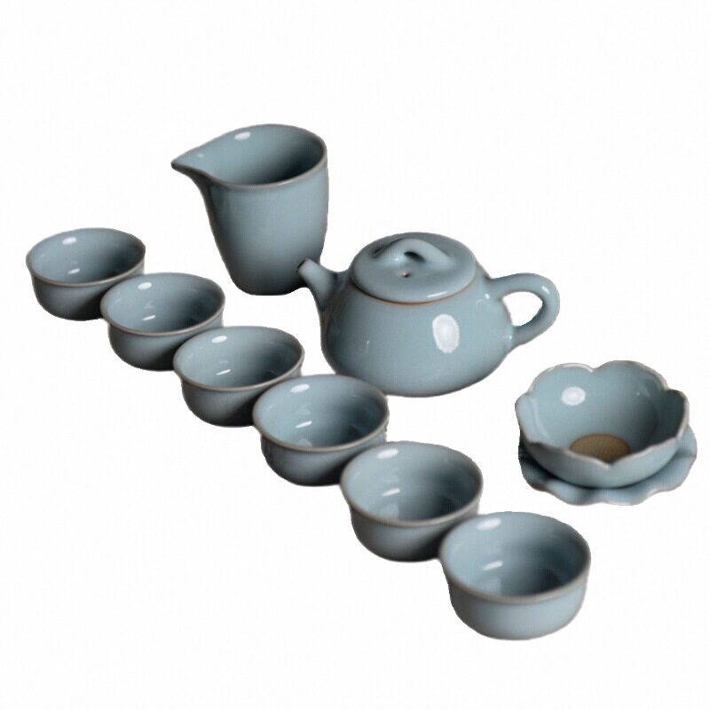 君宝名汝汝州汝瓷茶具套装