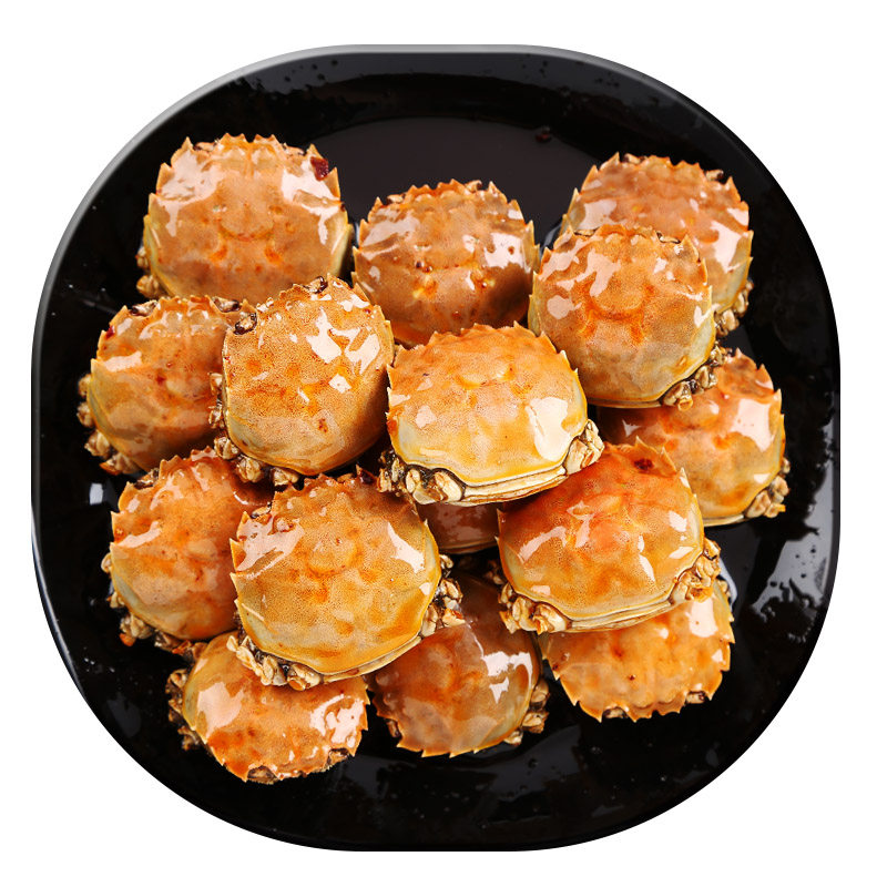 现做小零食大包装香辣蟹