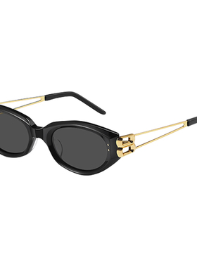 初明猫眼大框墨镜防紫外线