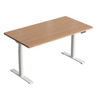 乐歌E6居家办公实木白蜡木书桌智能电动升降桌电脑桌青少年学习桌