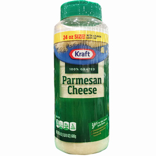 美国直邮 Kraft卡夫 芝士纯奶酪粉帕玛森奶酪 芝士粉调味粉680g