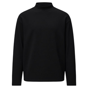 BSIJA/毕厶迦秋冬季男士毛衣针织衫极简通勤微机理小高领打底衫男