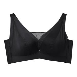 泰国乳胶大胸显小薄杯软钢圈文胸调整聚拢收副乳内衣女古妃24307