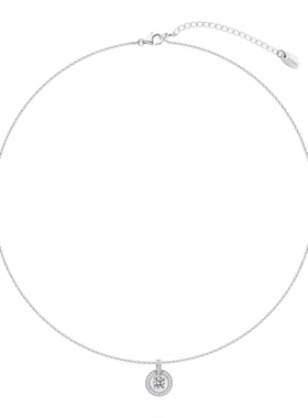 AJIDOU阿吉豆项链跳动的心锁骨链