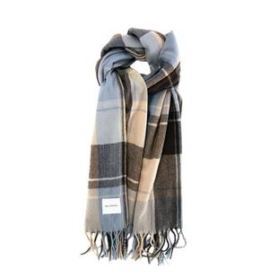 围巾男秋冬季格子新款学生围脖韩版百搭保暖披肩女仿羊绒ins灰色