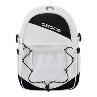 osoce斯哲双肩包S177女大学生书包男士背包高中生轻便旅游电脑包