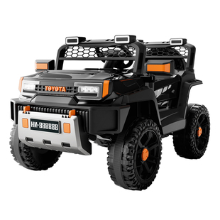 儿童电动车四轮越野汽车玩具可坐人2025新款男女小孩宝宝遥控童车