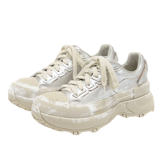 戚薇孟子义同款VITTORIO VENTURA薇薇燃 厚底运动休闲包头板鞋