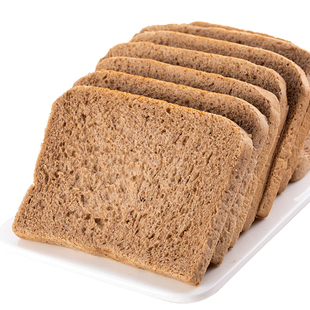 小鸡收腹黑麦全麦面包低0无糖精脂肪荞麦吐司粗粮代餐早餐零食品