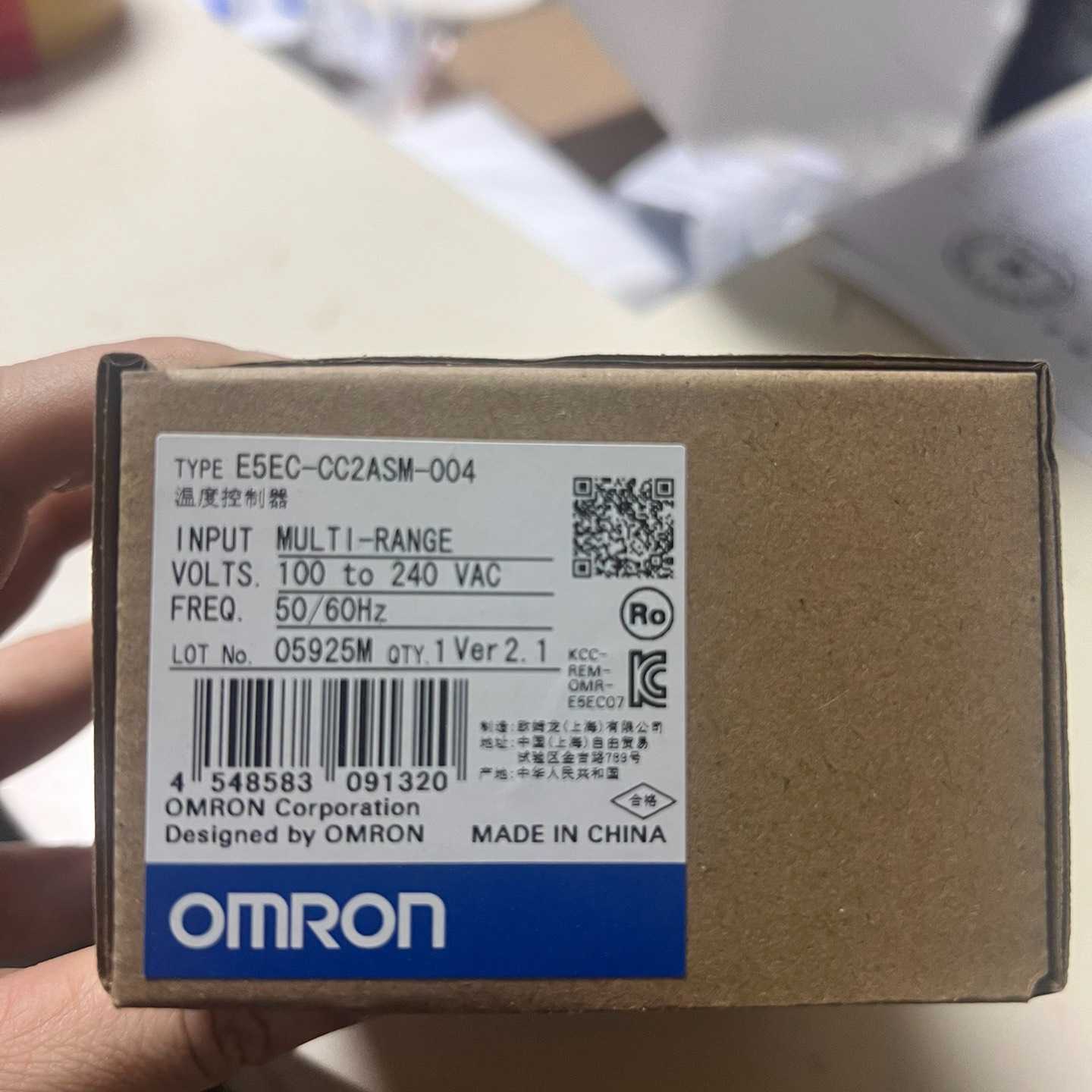 议价欧姆龙E5EC-CC2ASM-004温度控制器 全新原装正品