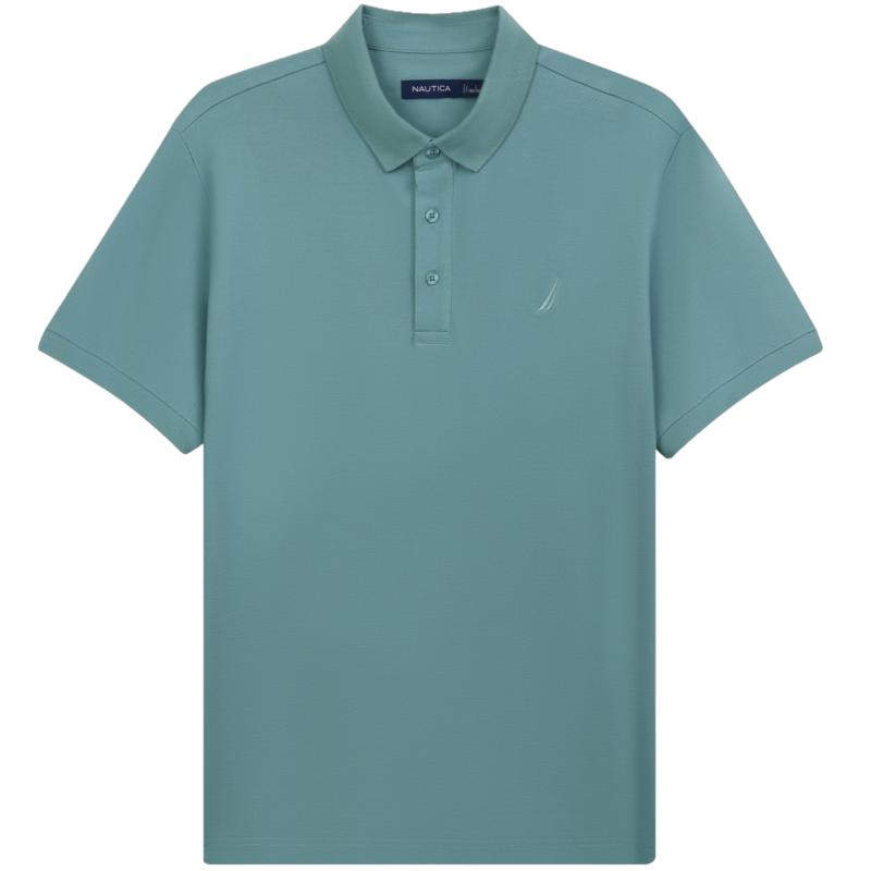 NAUTICA/诺帝卡带弹多色POLO衫