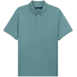 NAUTICA/诺帝卡男装26夏季新品柔软透气亲肤带弹多色短袖POLO衫