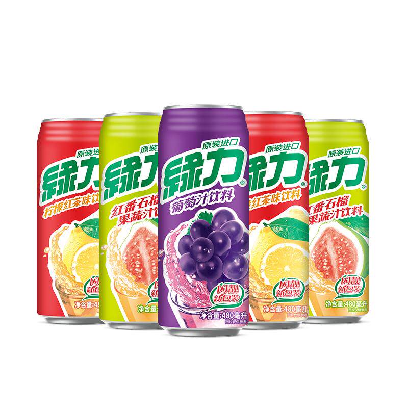 台湾绿力果汁饮料480ml水蜜桃