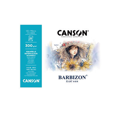 包邮canson康颂巴比松彩铅本4k8k