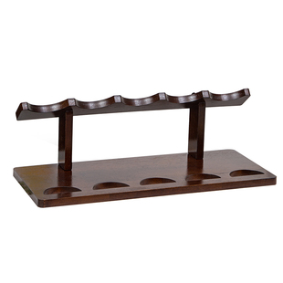 极简易红酒架摆件橡胶木实木酒瓶展示架葡萄酒架子酒柜高档装饰品